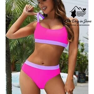 Charmleaks Crop Top Bikini Swimsuit Size XL
